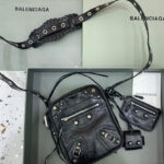 Balenciaga Le Cagole XS Flap Bag Black